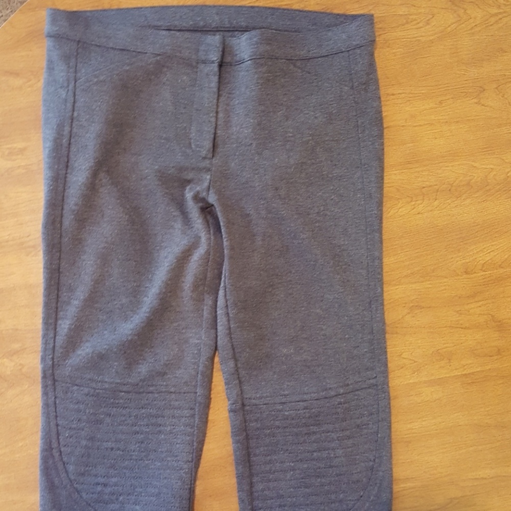 BCBGMaxAzria Gray Zipper Leggings - Picture 2 of 3